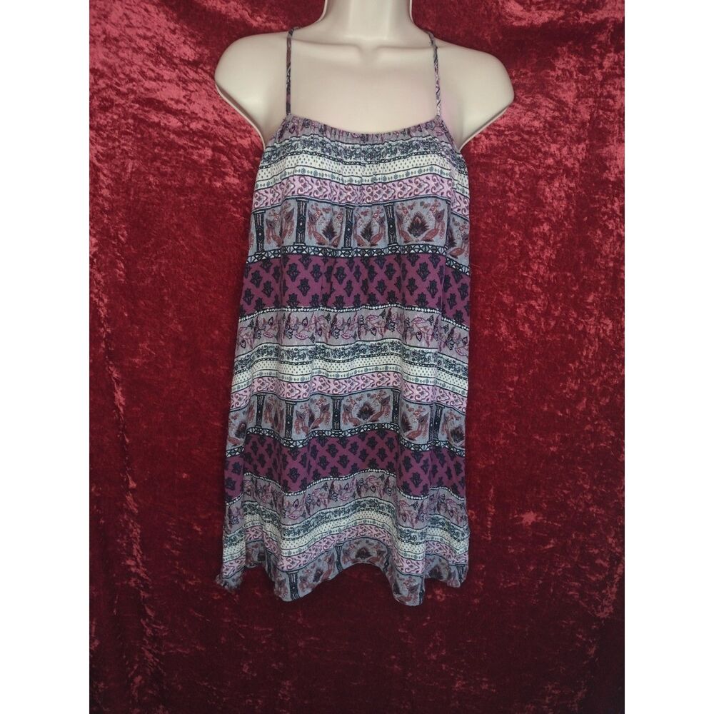 FOREVER 21 BOHO CROCHET-BACK MINI DRESS